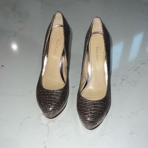 Enzo Angiolini Gold/Brown Pumps